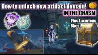 How to unlock new Artifact Domain in the Chasm! The Lost Valley plus chests! - Genshin Impact 2.6
