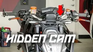HIDDEN MOTORCYCLE DASH CAMERA!