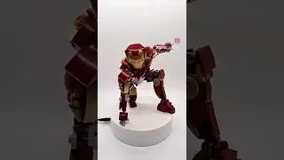 Iron Man Mk43 armour - instructions on Rebrickable #lego #legomoc #iron-man #marvel #legomarvel
