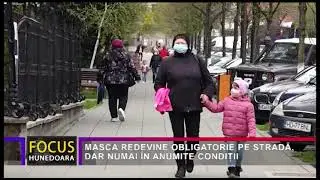MASCA REDEVINE OBLIGATORIE PE STRADĂ, DAR NUMAI ÎN ANUMITE CONDIȚII