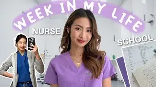 Week in my life as a Nurse + studying for school!