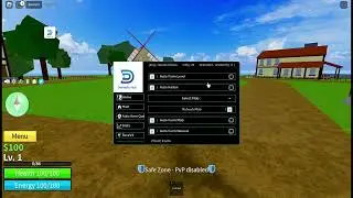 BLOX FRUIT Script AutoFarm Level/mob/kaitan/nearest & more | SHOWCASE | Domadic Hub (in Description)