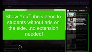 Show YouTube Videos without Ads on the Side
