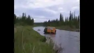Охота и рыбалка .ГАЗ-66 .В брод !!!