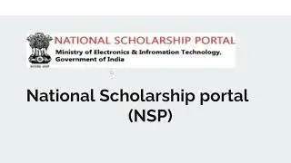 NSP || Scholarship