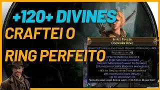 FIZ UM RING DE 120+ DIVINES DE PRIMEIRA !!! GUIA DE CRAFT RING CHAOS DAMAGE+DOT MULTI PATH OF EXILE