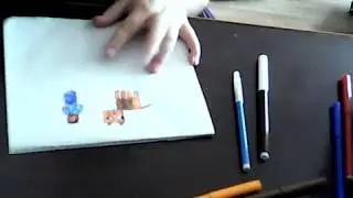 рисуем кота нуба и кота про (вторая часть)