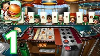Cooking Fever Restaurant Game - Gameplay Walkthrough Part 1 - Levels 1-3 (Android, iOS)