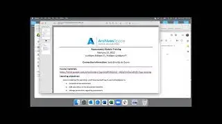 ArchivesSpace Assessments Module Training, February 23, 2022