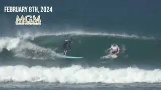 February 8th, 2024 | Raw Clips | Playa Guiones | Costa Rica | 4K | pt1