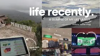 life lately ☁️ | shopping, orientation, study with me, exploring