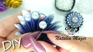 I FULFILL the request of subscribers 😉 MAKING MARSHMALLOWS from a RIBBON with BEADS
