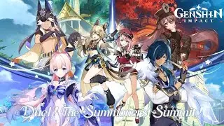 Duel! The Summoner's Summit (Duel di puncak Invokation) Cutscene| Genshin Impact Event Quest 3.7
