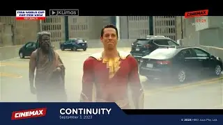 Cinemax Asia continuity | September 3, 2023