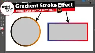 How to Add a Gradient Stroke in Illustrator