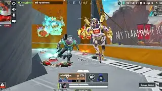 How to team up with enemy in apex legend mobile | And my team mate scrude up😆