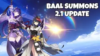 Baal and Kujou Sara Summons - Genshin Impact