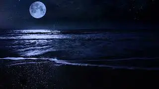 Sleep Hypnosis to Fall Asleep in 3 Minutes with Ocean Sounds & Big Waves at Night