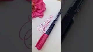 Tombow fudenosuke hard tip brush pen