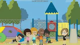 Little Bill touch the little girl butt
