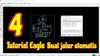 Membuat jalur pcb otomatis ga pake mikir - Autorouter Tutorial Eagle