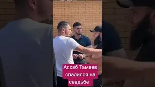Брат видеограф на свадьбе встретил Асхаба Тамаева / Асхаб Тамаев  спалился на свадьбе. 