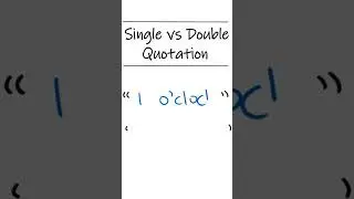 Single vs Double Quotation Marks (Python) 