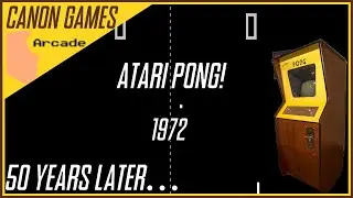 THE OG of GAMING - Atari Pong ... 50 years later (Arcade) (1972)