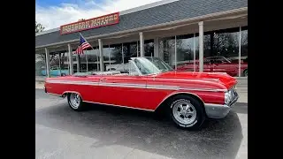 1962 Ford Galaxie 500 Sunliner Convertible $33,900.00
