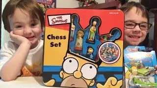 The Simpsons Chess Set 1998 | Hot Wheels The Homer