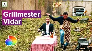 Vidar Magnussen griller i høyest mulig hastighet | Kongen befaler | discovery+ Norge