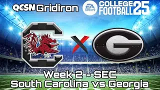 UPSET ALERT??? Season 1 Week 2: South Carolina vs Georgia | EA Sports College Football 25
