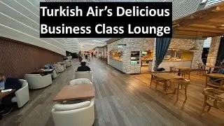 Turkish Air Business Class Lounge in Istanbul