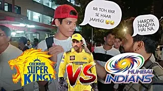 MI VS CSK FAN FRIENDLY FIGHT 😂 | FUNNY CONVERSATIONS | MI VS RR | IPL 2024 #csk  #ipl2024 #trending