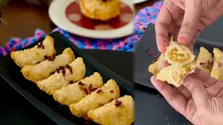 Mawa Gujiya Recipe with homemade khoya | Instant Gujia without mould | Holi special Sweets | Karanji