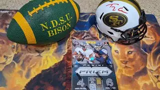 Trey Lance Autographed Helmet from NW and 2022 Prizm Football