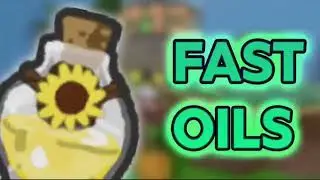How to get Oils FAST in Bee Swarm Simulator 