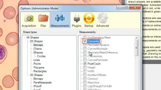 ADCIS Products : Aphelion Lab&Dev 4.0 (Image Analysis Software) : Measurement List Setup
