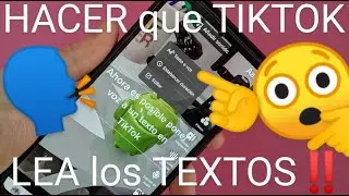 🆎👉🔊 Cómo PONER o CONVERTIR TEXTO a VOZ en TIKTOK ❓ ACTIVAR el TEXTO a VOZ en TIKTOK ANDROID y iPhone