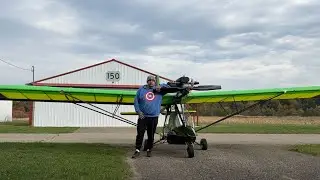 Flightstar ultralight | Autumn flight. 