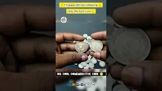 Unboxing 100+ Old Indian Coin #1ruppee Coin l Indian Coinage l 1Ruppee Big Coin l Commemorative Coin