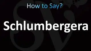 How to Pronounce ''Schlumbergera'' (CORRECTLY!)