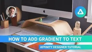 How To Add Gradient To Text in Affinity Designer Tutorial