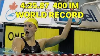 Summer McIntosh 400 IM LCM World Record Swim   