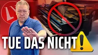 5 Dinge die Sie auf keinen Fall mit ihrem Flügel / Klavier machen sollten!
