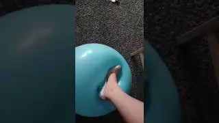 Popping balloons in heels