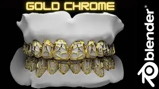 Blender Tutorial: CHROME type anything