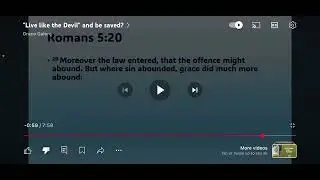 Live like the devil to be saved ??? (and a 75 minute prayer to end it)