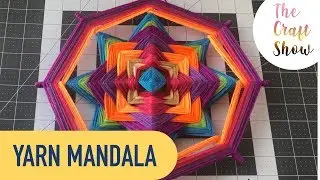 HOW TO WEAVE YARN MANDALA || MANDALA ART|| GOD'S EYE TUTORIAL