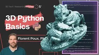 Python Programming Setup for 3D Data